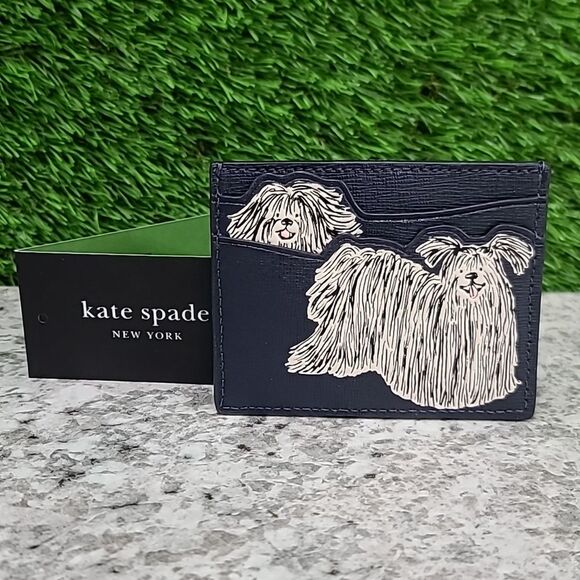kate spade Shaggy Embossed Cardholder - Picture 3 of 11